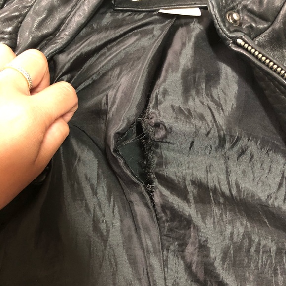 Michael Kors Leather Jacket - Picture 4 of 6